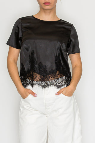 Stitch & Co Scallop Eyelash Lace Top