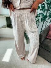 Birdie Honey Leopard Pajama Set