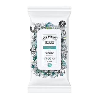Pet~Pourri - Pet Coat Wipes - 50ct - Pawsitively Fresh Scent