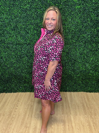 Entro Floral Printed Mini Dress