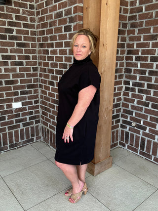 Black Staple Mini Dress by Entro