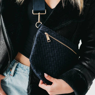 Suede Westlyn Woven Bum Bag - NEW COLORS!