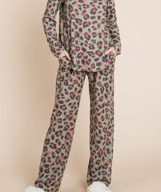 Animal Print Loungewear Pant
