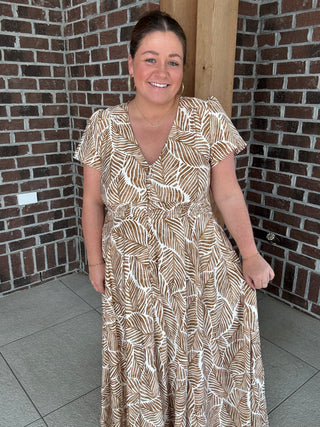 Molly Bracken Printed Maxi Dress