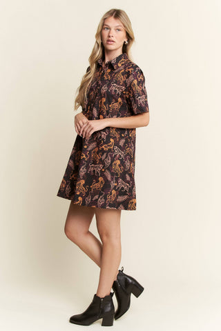 Tiger Print Mini Dress by Jade by Jane