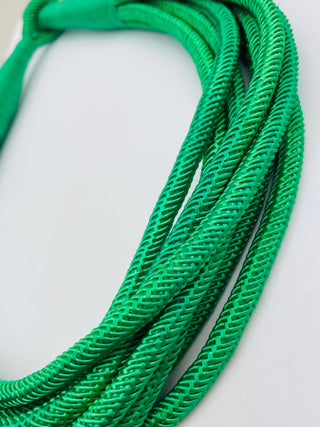 242 Original Slub 8-Strand Necklace Kelly Green