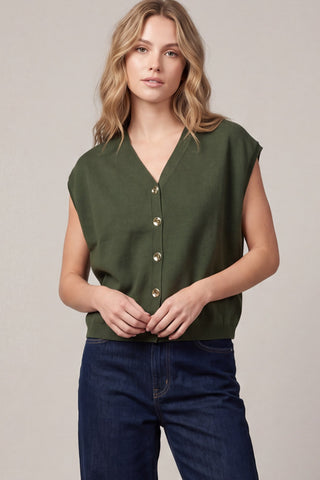 She+Sky Button Down Cardigan