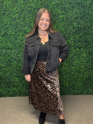 The Velvet Wild Midi skirt