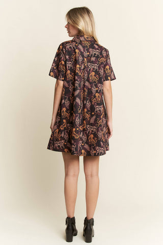 Tiger Print Mini Dress by Jade by Jane
