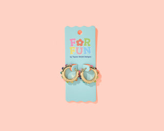Taylor Elliott FOR FUN - Huggie Earrings - Colorful Beads - Miley