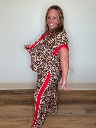 Entro Leopard Matching Set