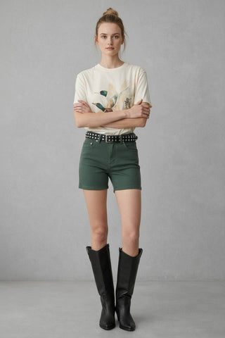 Vintage Duck Flight Graphic Tee-Jade by Jane