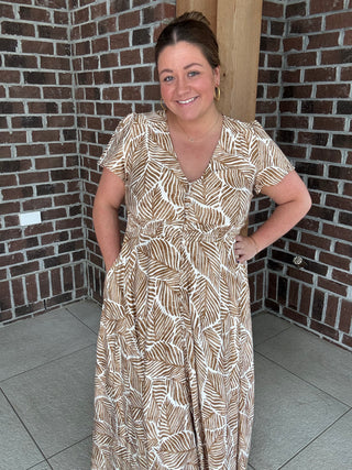 Molly Bracken Printed Maxi Dress