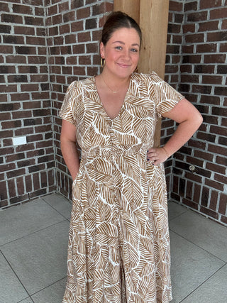 Molly Bracken Printed Maxi Dress