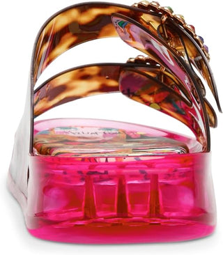 Betsey Johnson Landin Jelly Flatform Sandals