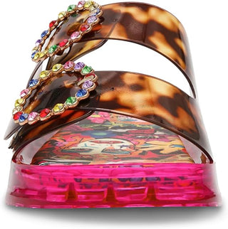 Betsey Johnson Landin Jelly Flatform Sandals
