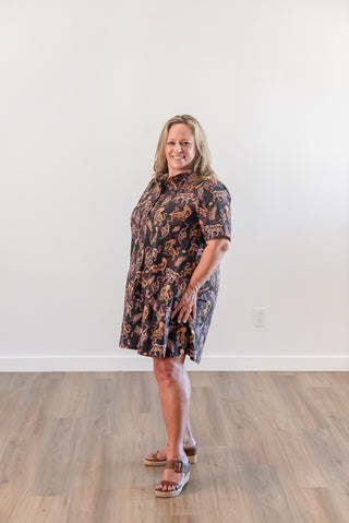Tiger Print Mini Dress by Jade by Jane