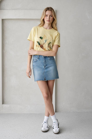 Vintage Duck Flight Graphic Tee-Jade by Jane