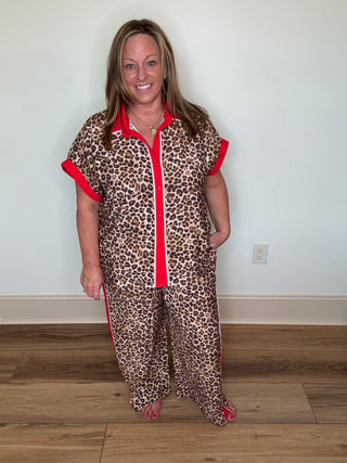 Entro Leopard Matching Set