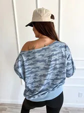 Birdie Artic Drift Off The Shoulder Pullover