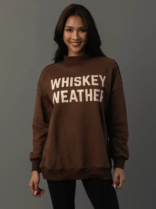 Panache Whiskey/Bourbon Weather Reversible Sweatshirt