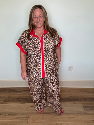 Entro Leopard Matching Set