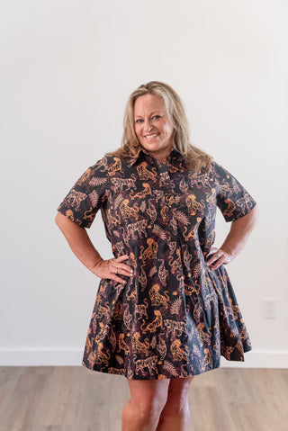 Tiger Print Mini Dress by Jade by Jane