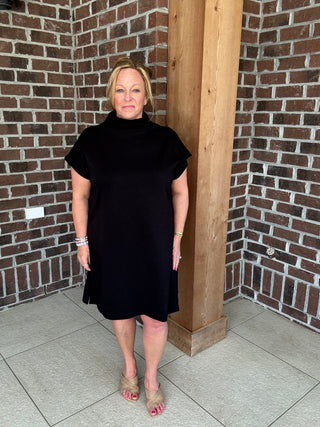 Black Staple Mini Dress by Entro