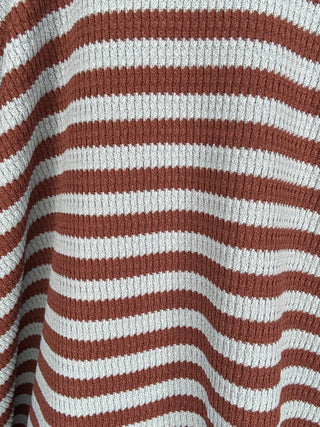 Heimish Blue/Brown Striped Waffle Knit Pants