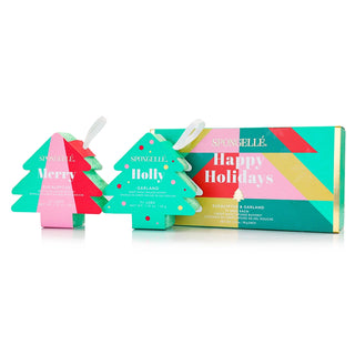Spongelle Happy Holidays Merry and Holly Tree Gift Set