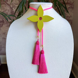 Rahya Ace of Diamonds Bolo Olive/Fuchsia