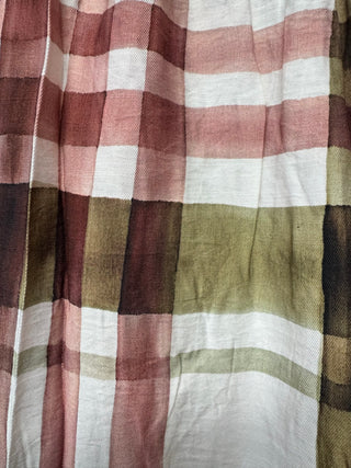 Entro Plaid Wide Leg Pants