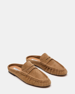 Steve Madden Rafe Taupe Suede Loafers