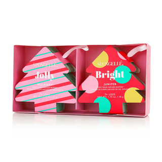 Spongelle Season's Greetings Holiday Tree Gift Set Christmas Stocking 