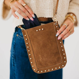 Shelby Suede Phone Bag