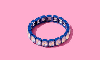 Taylor Elliott Enamel Stretch Bracelet -  Layla