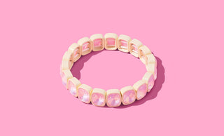 Taylor Elliott Enamel Stretch Bracelet -  Layla