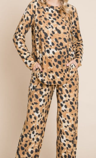 Animal Print Loungewear Pant