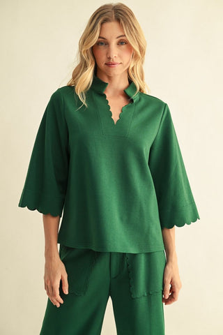 Jodifl Scallop Edge Top