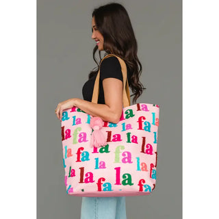Panache Falalala Holiday Tote