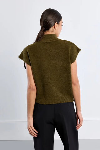 Molly Bracken Studded Sleeveless Sweater