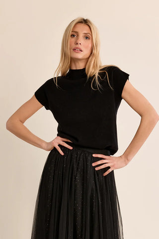 Molly Bracken Knit Short Sleeve Sweater