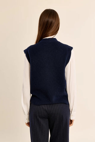 Molly Bracken Navy V-Neck Cardigan