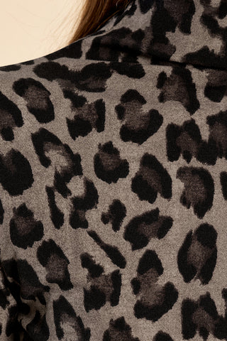Molly Bracken Grey Leopard Top