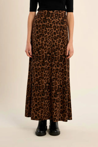 Molly Bracken Leopard Maxi Skirt