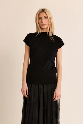 Molly Bracken Knit Short Sleeve Sweater