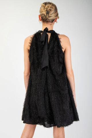 Easel Mohair Halter Dress