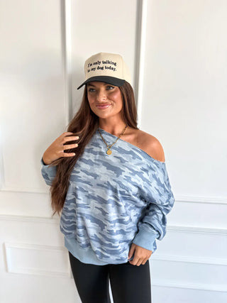 Birdie Artic Drift Off The Shoulder Pullover