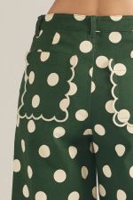 Entro Green Polka Dot Pants