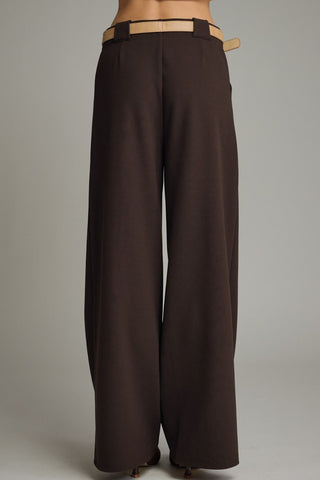 Entro Belted Wide Leg Pants